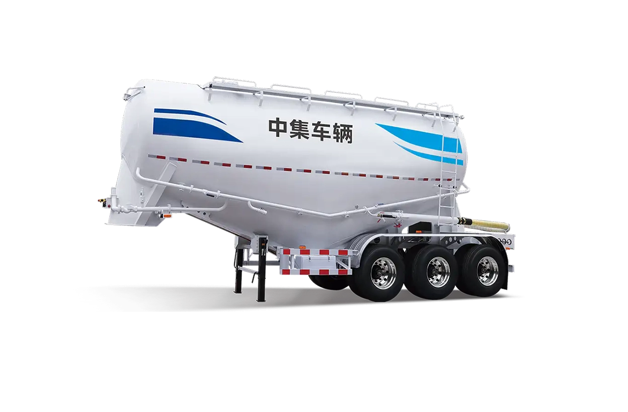 铝合金粉粒物料运输半挂车