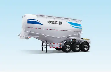 铝合金粉粒物料运输半挂车
