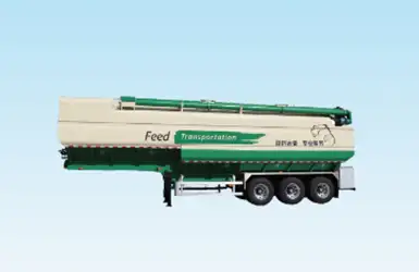 散装饲料运输半挂车