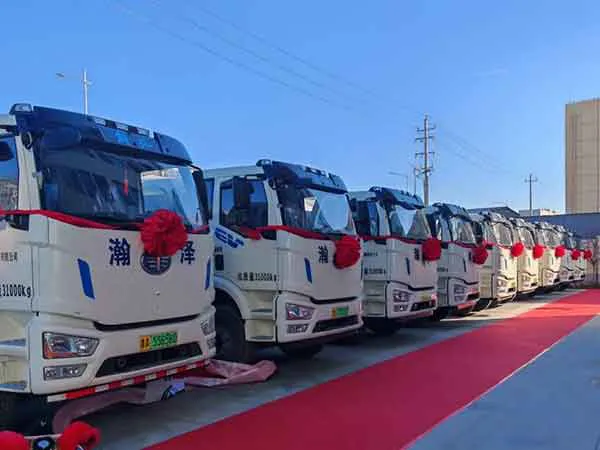 新能源搅拌车批量交付