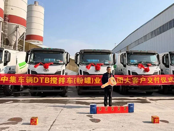 10月交付连连！中集车辆搅拌车“南北开花”，实力出圈！